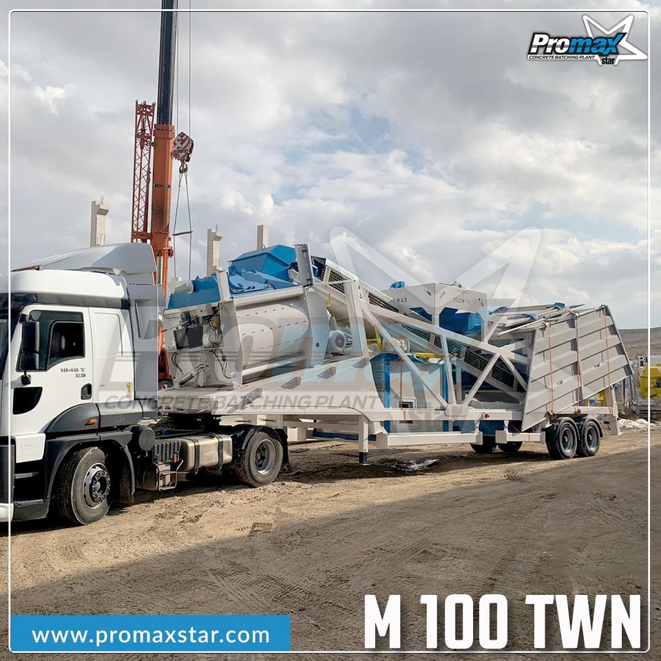 PROMAX MOBILE CONCRETE BATCHING PLANT M100-TWN (100m3/h) - Betonarna: slika 5 PROMAX MOBILE CONCRETE BATCHING PLANT M100-TWN (100m3/h) - Betonarna: slika 5
