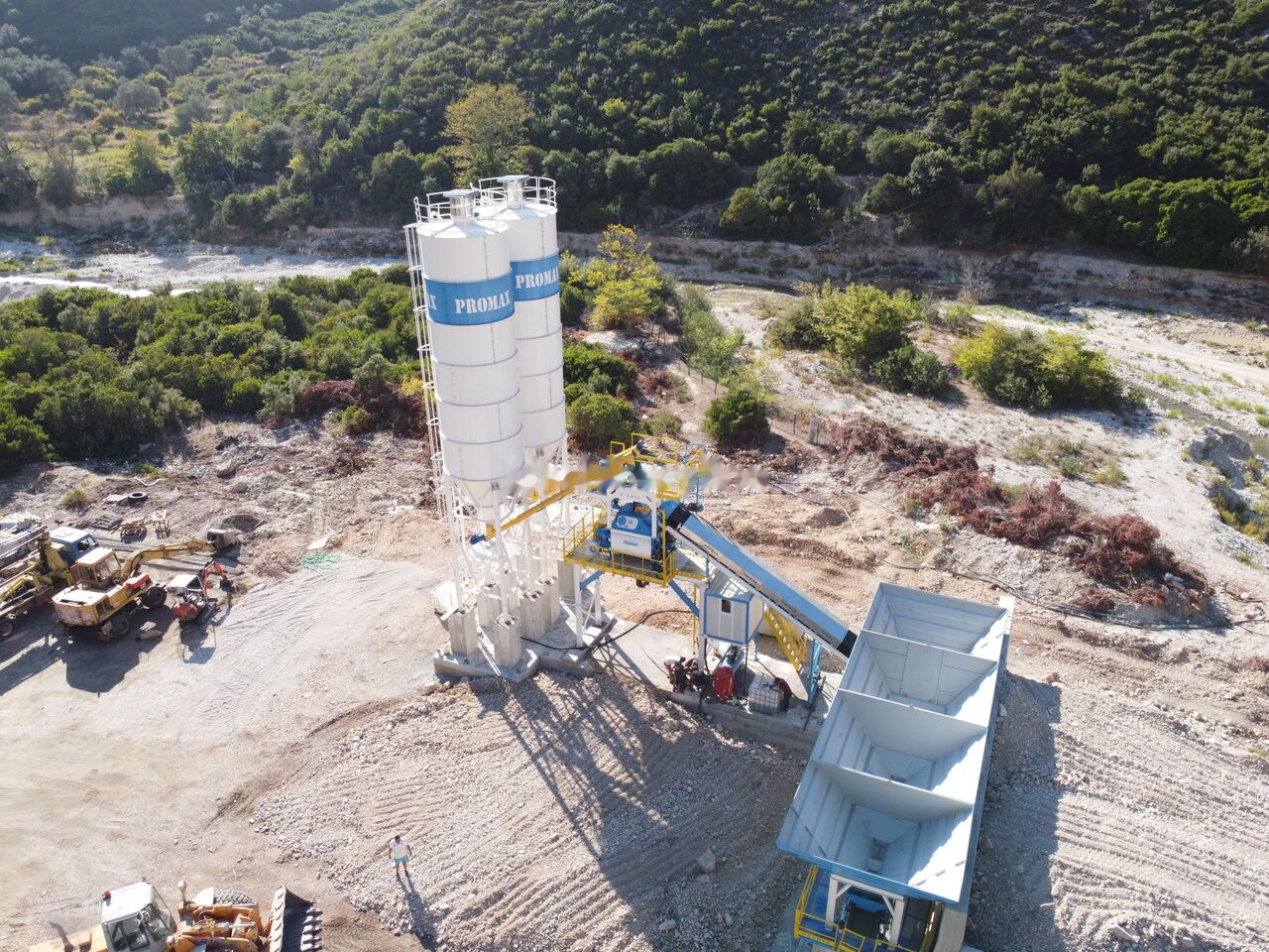 Promax Compact Concrete Batching Plant C100-TWN-LINE (100m3/h) - Betonarna: slika 3 Promax Compact Concrete Batching Plant C100-TWN-LINE (100m3/h) - Betonarna: slika 3