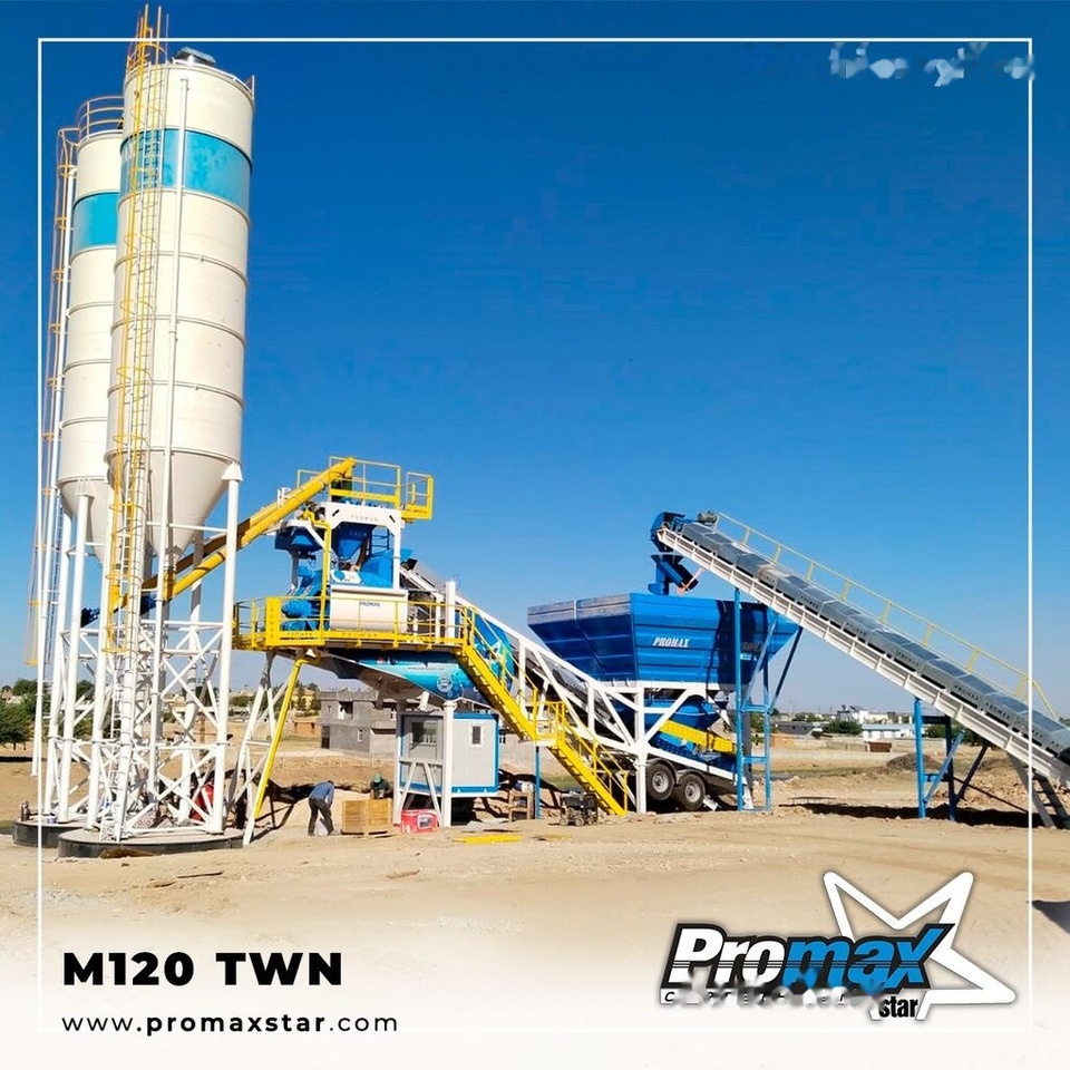 Promax Mobile Concrete Batching Plant M120-TWN (120m3/h) - Betonarna: slika 4 Promax Mobile Concrete Batching Plant M120-TWN (120m3/h) - Betonarna: slika 4