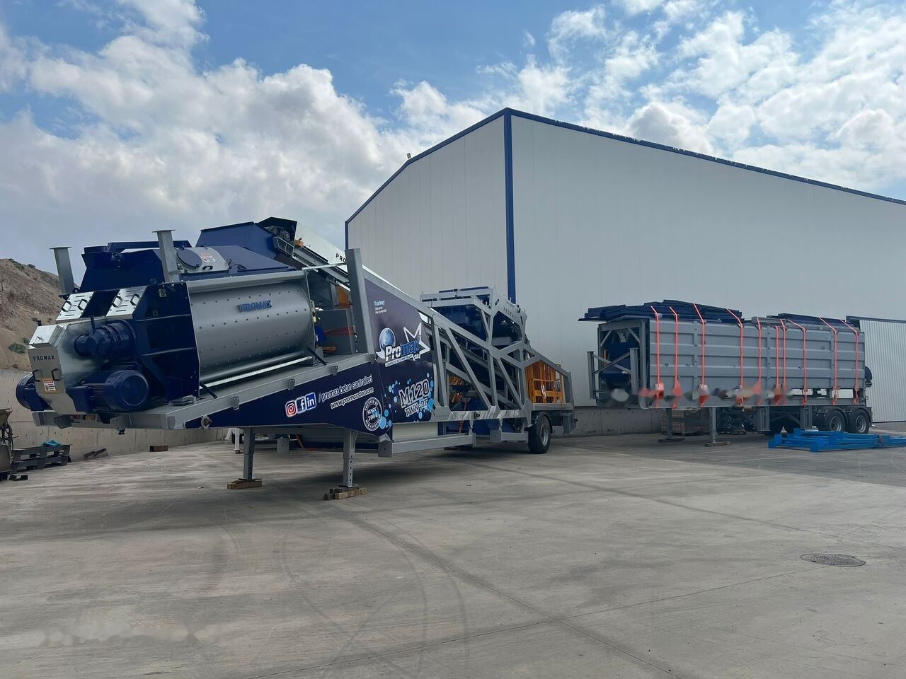 Promax Mobile Concrete Batching Plant PROMAX M120-TWN DT (120m³/h) - Betonarna: slika 1 Promax Mobile Concrete Batching Plant PROMAX M120-TWN DT (120m³/h) - Betonarna: slika 1