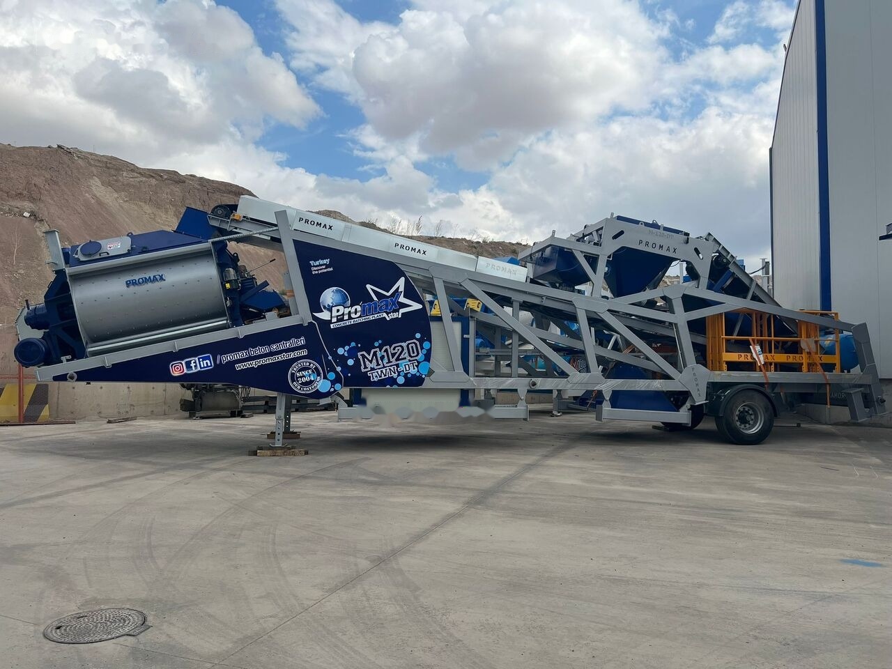 Promax Mobile Concrete Batching Plant PROMAX M120-TWN DT (120m³/h) - Betonarna: slika 3 Promax Mobile Concrete Batching Plant PROMAX M120-TWN DT (120m³/h) - Betonarna: slika 3
