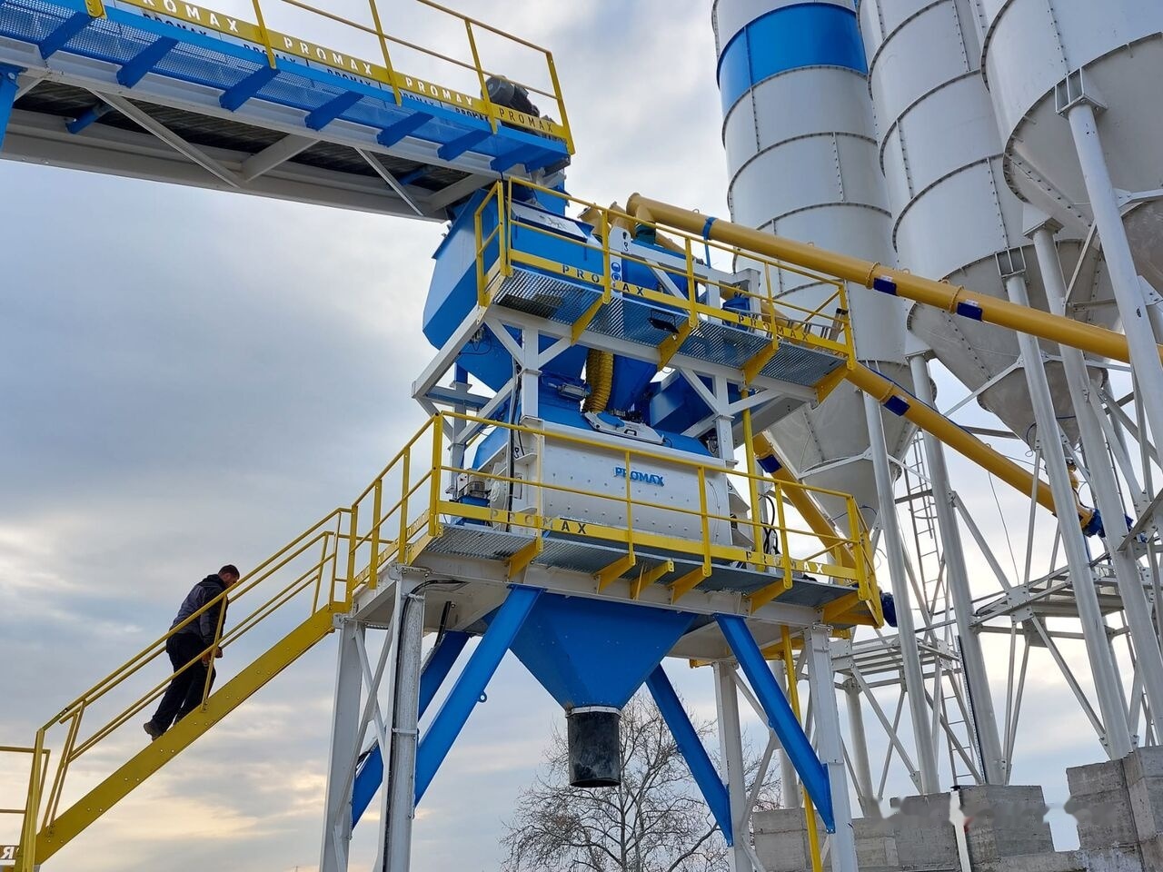 Promax Stationary Concrete Batching Plant S130-TWN (130m/h) - Betonarna: slika 3 Promax Stationary Concrete Batching Plant S130-TWN (130m/h) - Betonarna: slika 3
