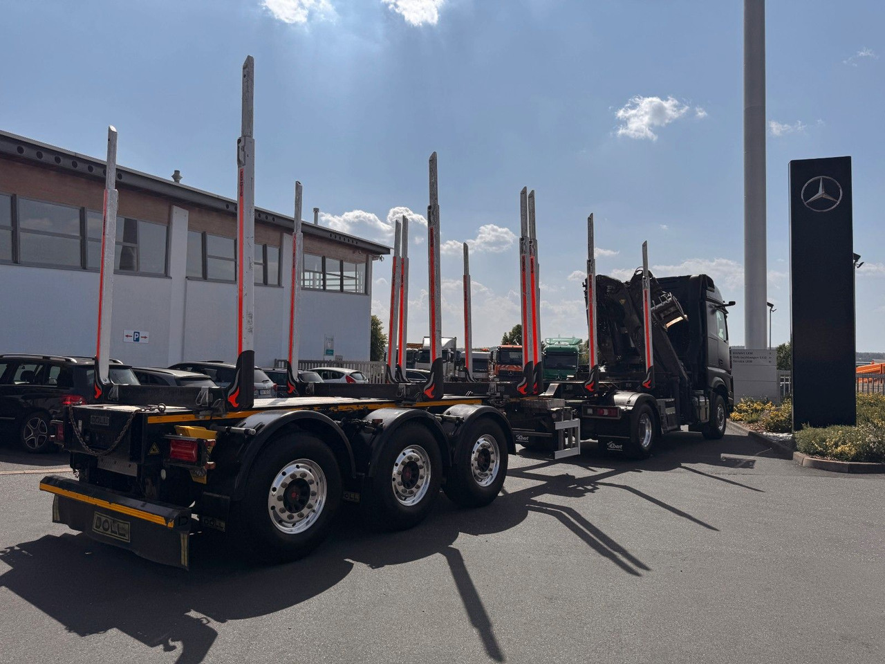 Doll H3L-14X Langholz Lift+Lenkachse - Prikolica za prevoz lesa: slika 3 Doll H3L-14X Langholz Lift+Lenkachse - Prikolica za prevoz lesa: slika 3