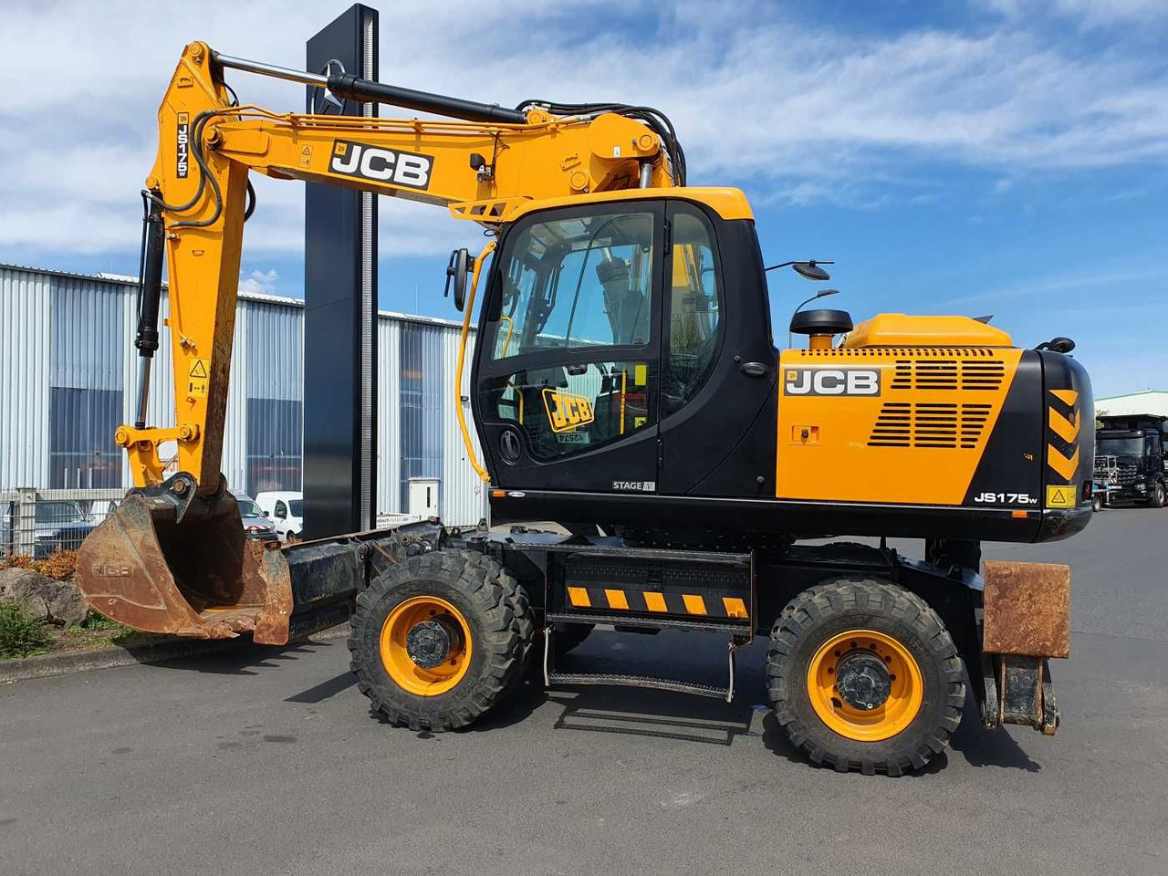 JCB JS 175 W / 2024 / nur 622h! / 1x Tieflöffel - Bager na kolesih: slika 2 JCB JS 175 W / 2024 / nur 622h! / 1x Tieflöffel - Bager na kolesih: slika 2