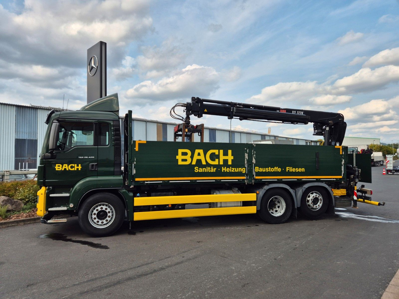 MAN TGS 26.420 6x2-4 LL Hiab 177K PRO 2 Stück - Tovornjak s kesonom, Tovornjak z dvigalom: slika 5 MAN TGS 26.420 6x2-4 LL Hiab 177K PRO 2 Stück - Tovornjak s kesonom, Tovornjak z dvigalom: slika 5