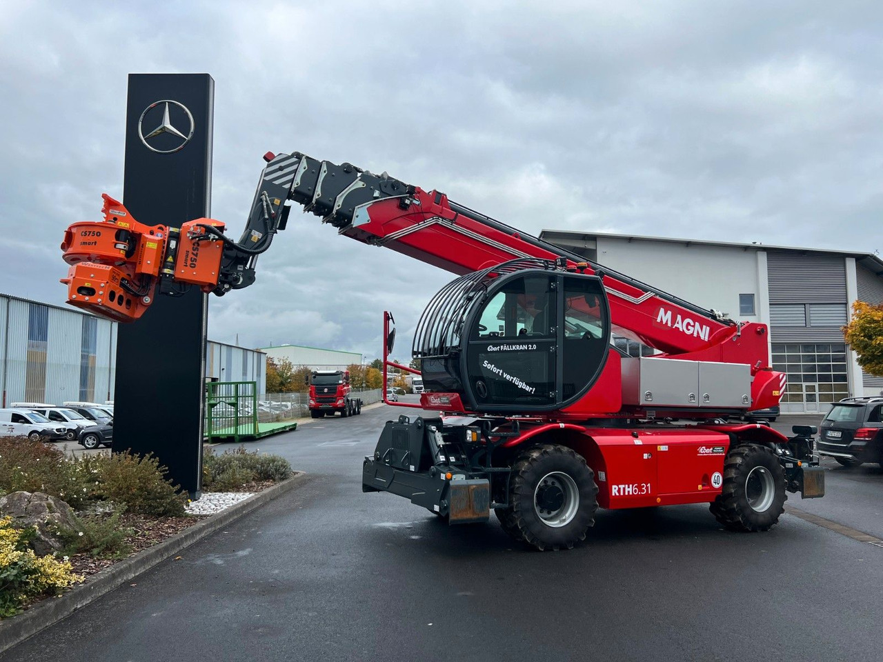 Magni RTH 6.31 SH / Fällkran 2 / Westtech CS750 - Teleskopski viličar: slika 1 Magni RTH 6.31 SH / Fällkran 2 / Westtech CS750 - Teleskopski viličar: slika 1