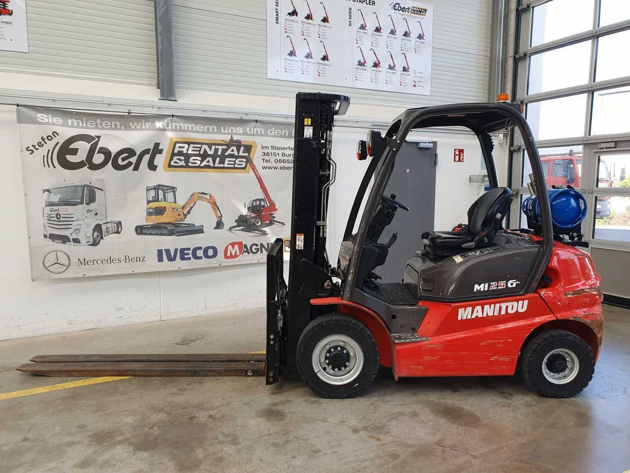 Manitou MI 25 G / Triplex: 4.70m / nur 1.976h! / SS - Plinski viličar: slika 1 Manitou MI 25 G / Triplex: 4.70m / nur 1.976h! / SS - Plinski viličar: slika 1