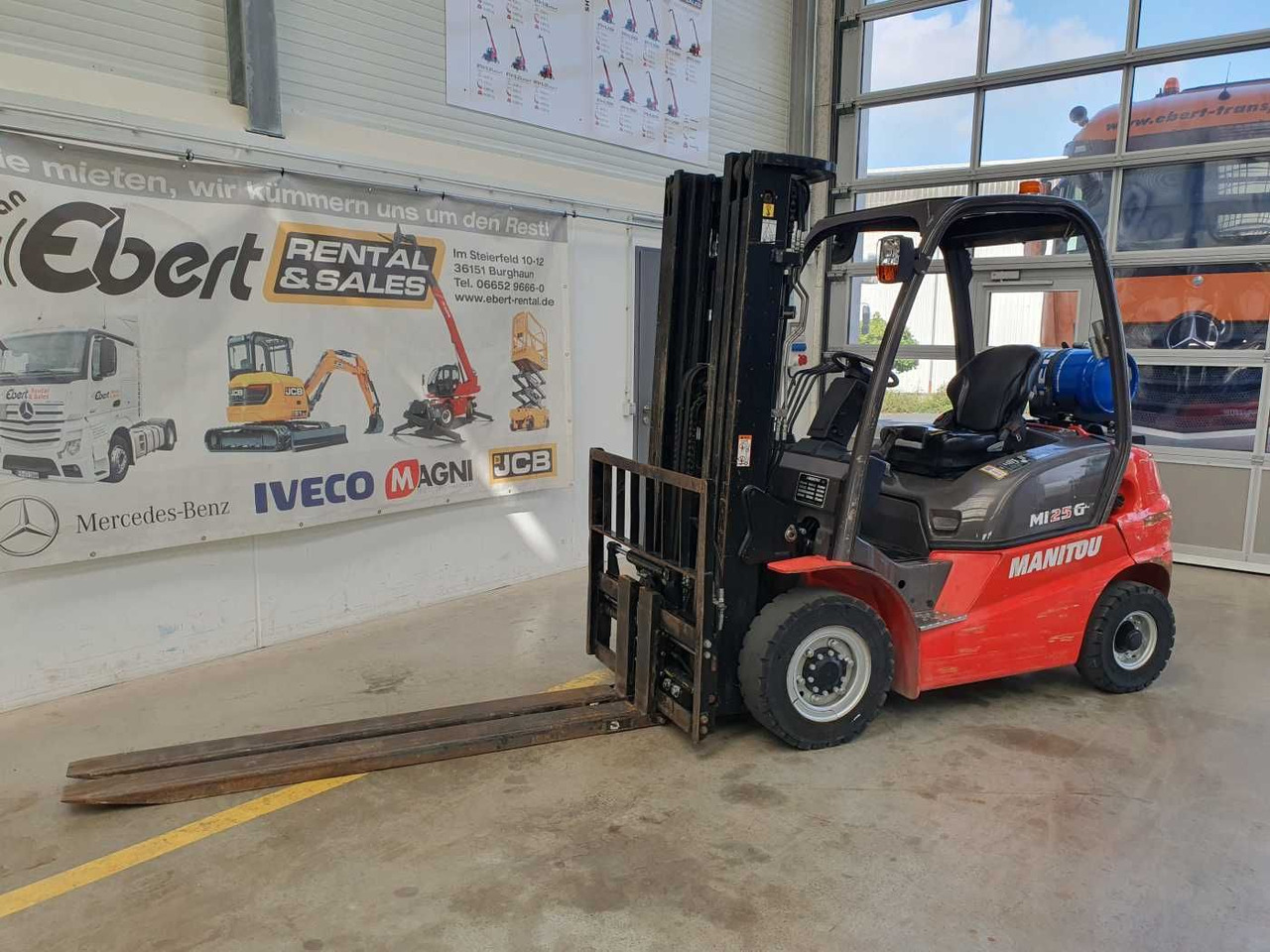 Manitou MI 25 G / Triplex: 4.70m / nur 1.976h! / SS - Plinski viličar: slika 3 Manitou MI 25 G / Triplex: 4.70m / nur 1.976h! / SS - Plinski viličar: slika 3