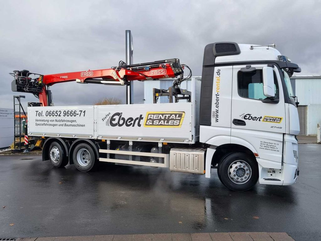 Mercedes-Benz Actros 2745 L 6x2 Baustoffpritsche+Kran Retarder - Tovornjak z dvigalom, Tovornjak s kesonom: slika 5 Mercedes-Benz Actros 2745 L 6x2 Baustoffpritsche+Kran Retarder - Tovornjak z dvigalom, Tovornjak s kesonom: slika 5
