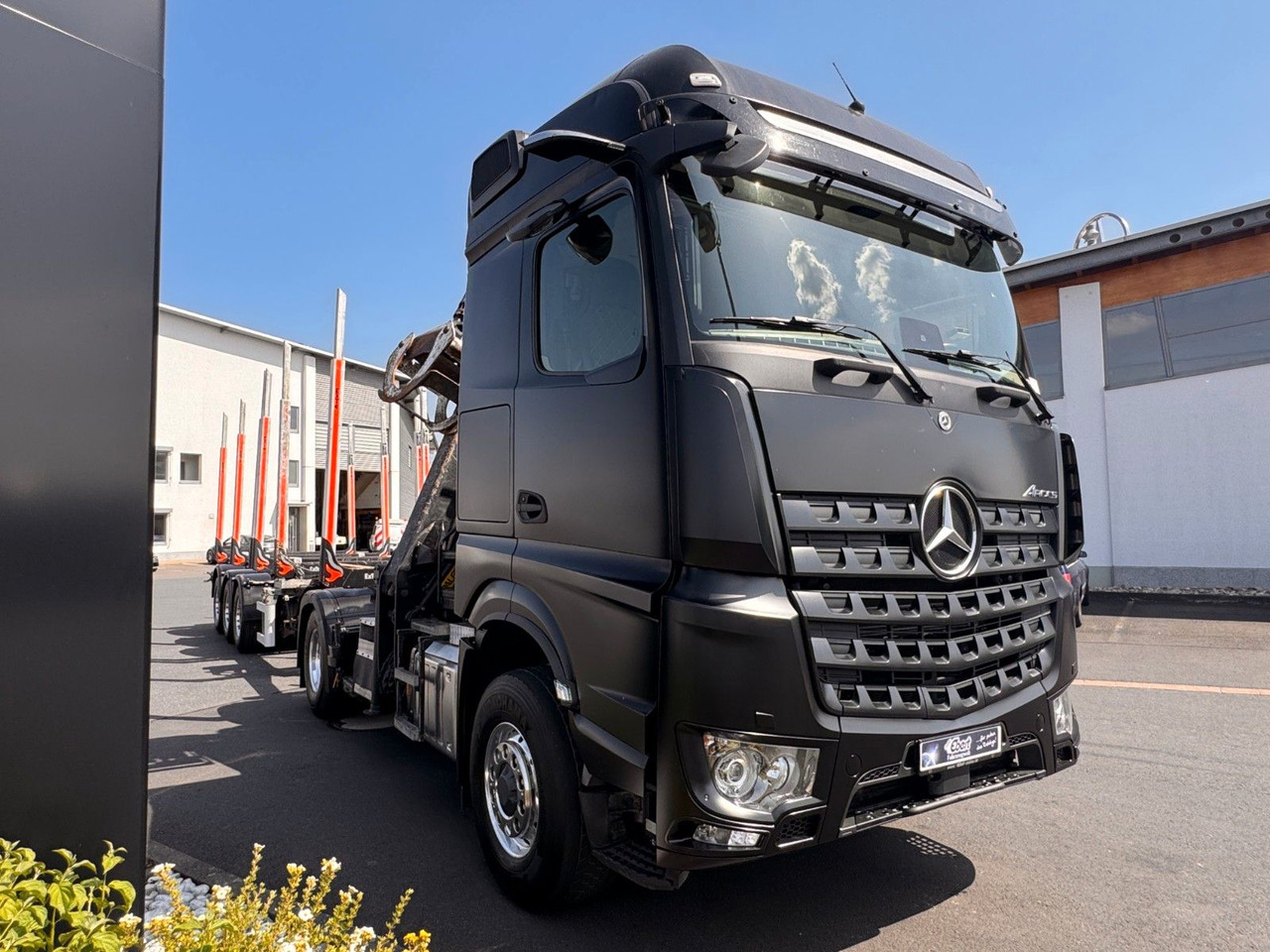 Mercedes-Benz Arocs 1853 LS 4x4 HAD Palfinger Q170Z96+Doll H3L - Tovornjak za prevoz lesa, Tovornjak z dvigalom: slika 2 Mercedes-Benz Arocs 1853 LS 4x4 HAD Palfinger Q170Z96+Doll H3L - Tovornjak za prevoz lesa, Tovornjak z dvigalom: slika 2