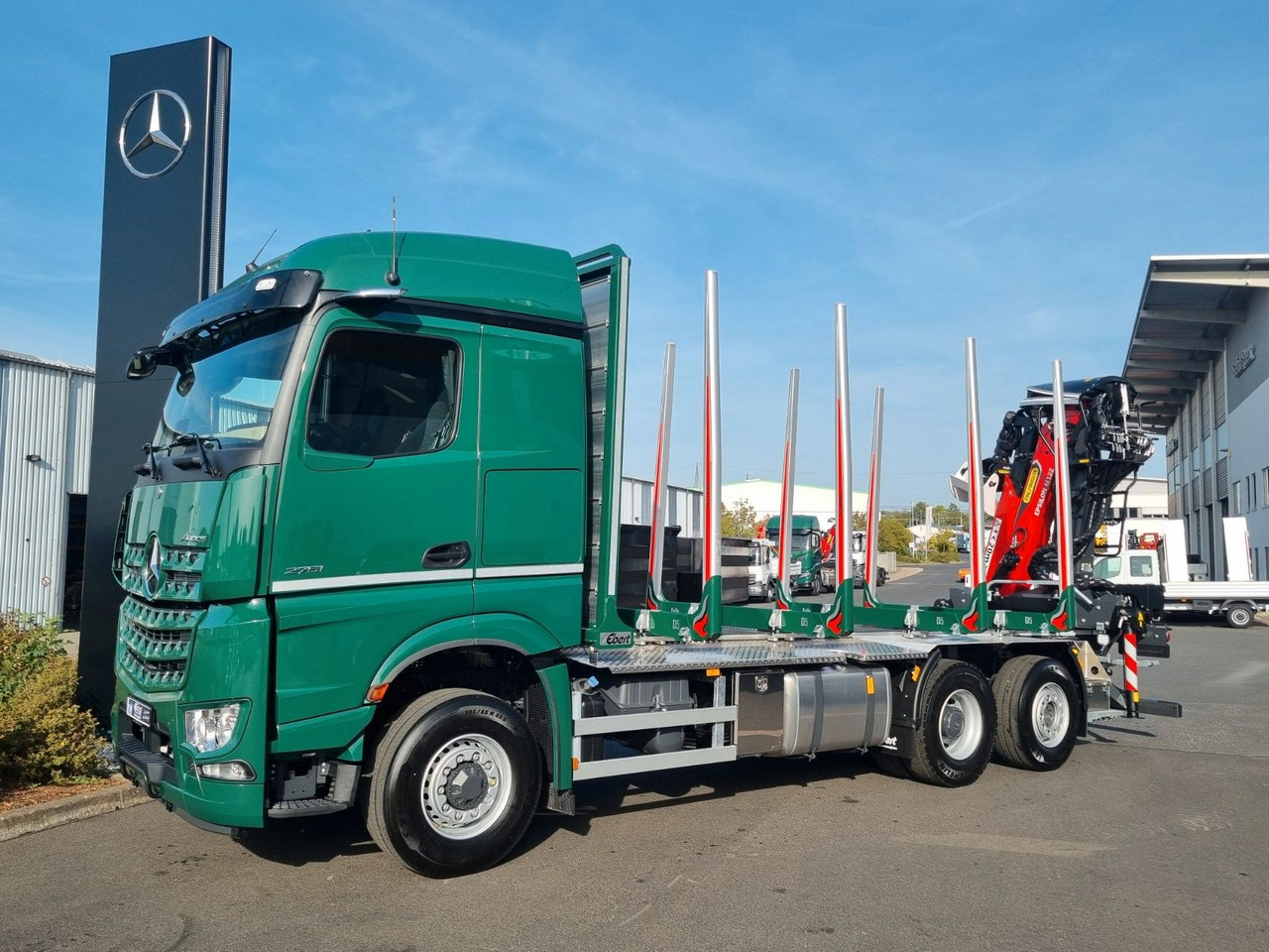 Mercedes-Benz Arocs 2551 L 6x2/4 HAD Palfinger Epsilon TZ12 - Tovornjak za prevoz lesa, Tovornjak z dvigalom: slika 2 Mercedes-Benz Arocs 2551 L 6x2/4 HAD Palfinger Epsilon TZ12 - Tovornjak za prevoz lesa, Tovornjak z dvigalom: slika 2