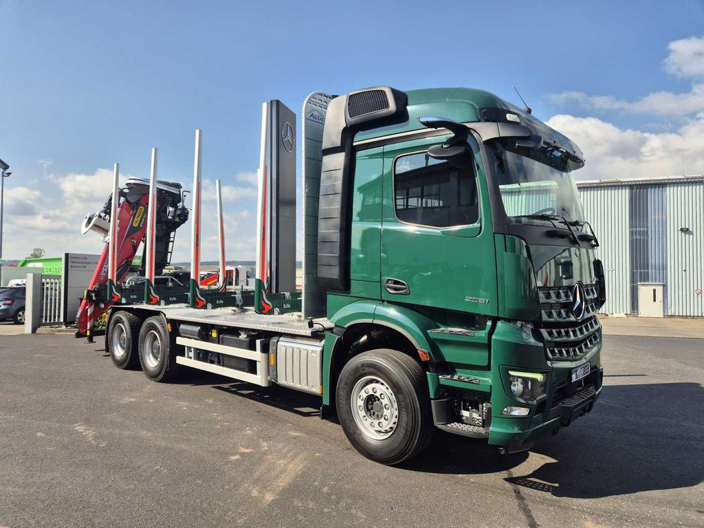 Mercedes-Benz Arocs 2651 L 6x4 Kran Epsilon TZ 12-86 Retarder - Tovornjak za prevoz lesa, Tovornjak z dvigalom: slika 2 Mercedes-Benz Arocs 2651 L 6x4 Kran Epsilon TZ 12-86 Retarder - Tovornjak za prevoz lesa, Tovornjak z dvigalom: slika 2