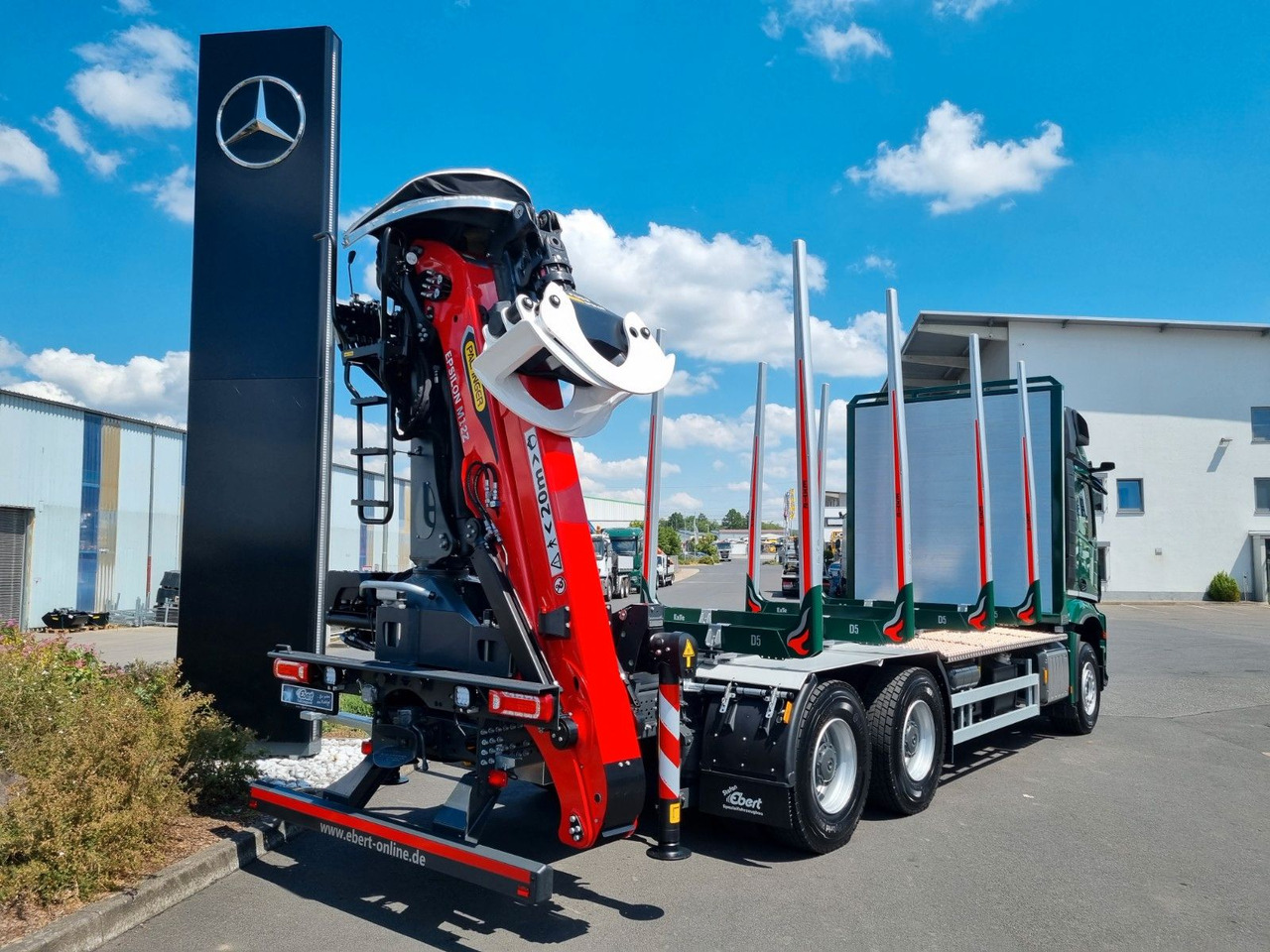 Tovornjak za prevoz lesa, Tovornjak z dvigalom Mercedes-Benz Arocs 2651L 6x4 Palfinger-EPSILON Y Crane M12Z91: slika 11
