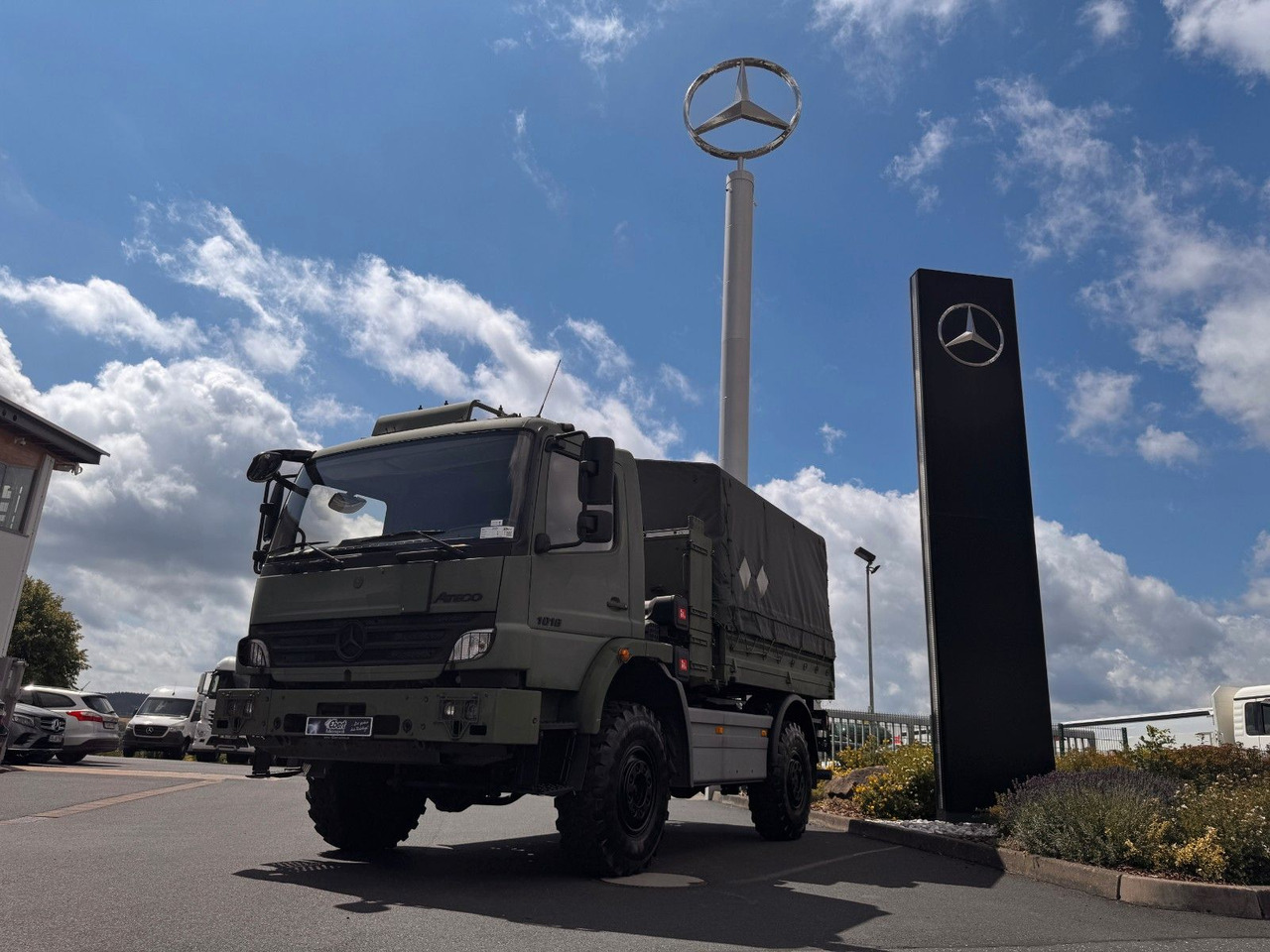 Mercedes-Benz Atego 1018 A 4x4 Singlebereifung 7 Stück vorh. - Tovornjak s ponjavo: slika 1 Mercedes-Benz Atego 1018 A 4x4 Singlebereifung 7 Stück vorh. - Tovornjak s ponjavo: slika 1