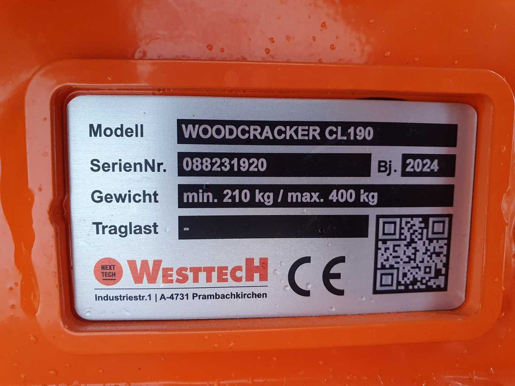 Priključek za Gozdarska oprema Westtech Woodcracker CL190 Fällgreifer 2024 DEMO: slika 13