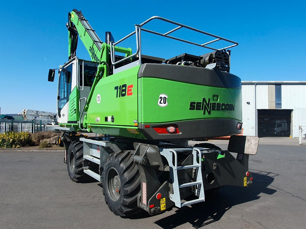 Sennebogen 718 / inkl. Albach Fällzange / nur 640h! - Bager na kolesih: slika 5 Sennebogen 718 / inkl. Albach Fällzange / nur 640h! - Bager na kolesih: slika 5