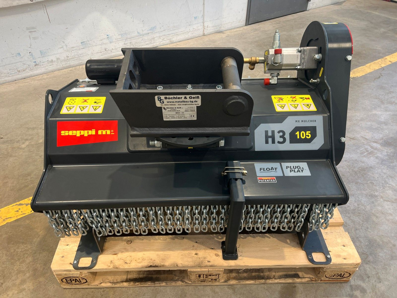 Seppi M. H3 105 / Schlegelmulcher 2-5to lagernd! - Mulčer kladivar: slika 3 Seppi M. H3 105 / Schlegelmulcher 2-5to lagernd! - Mulčer kladivar: slika 3