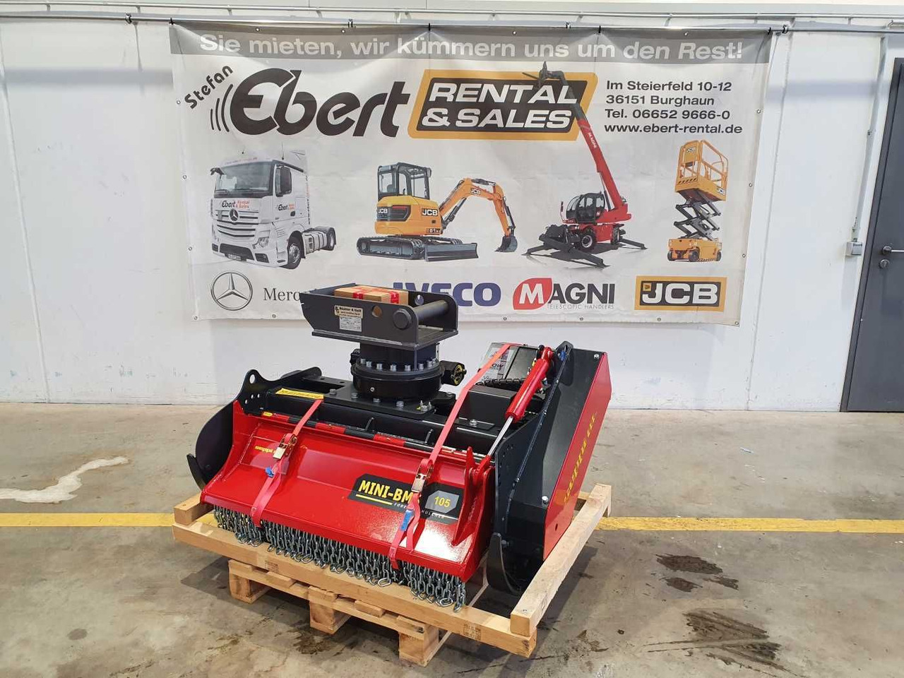 Seppi MINI-BMS 105 Forstmulcher Drehmotor MS08 - Gozdarski mulčer: slika 1 Seppi MINI-BMS 105 Forstmulcher Drehmotor MS08 - Gozdarski mulčer: slika 1