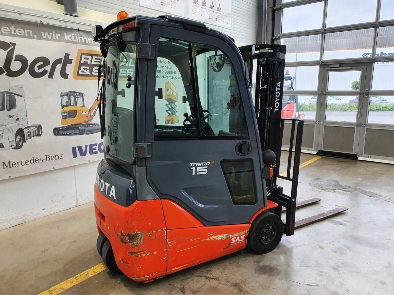 Toyota 8FBET15 / Batterie 07/2023 / HH: 4.3m! / 2.849h - Električni viličar: slika 3 Toyota 8FBET15 / Batterie 07/2023 / HH: 4.3m! / 2.849h - Električni viličar: slika 3