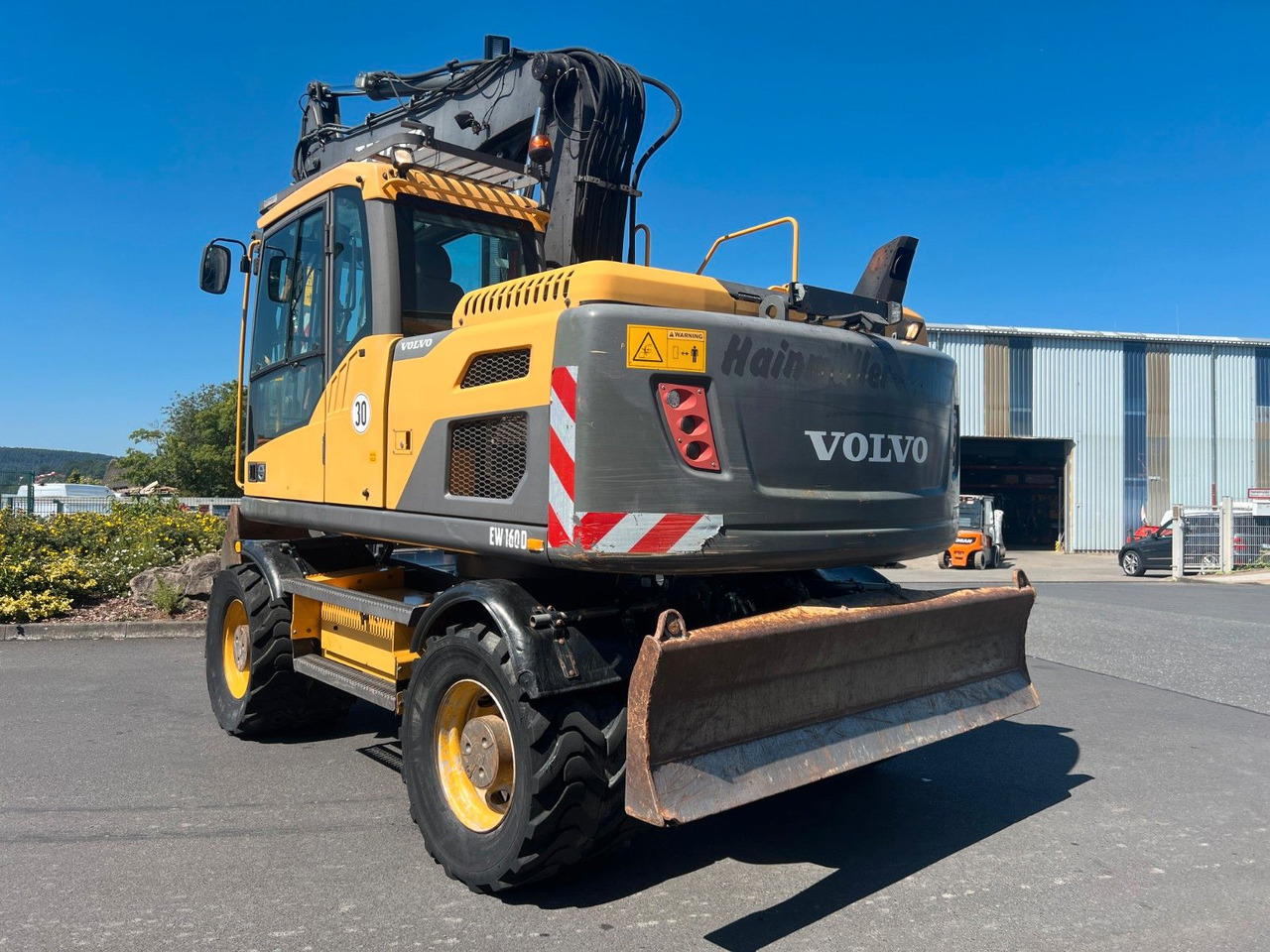 Volvo EW160D / 2014 / 1xTieflöffel / Forstschutzgitter - Bager na kolesih: slika 4 Volvo EW160D / 2014 / 1xTieflöffel / Forstschutzgitter - Bager na kolesih: slika 4