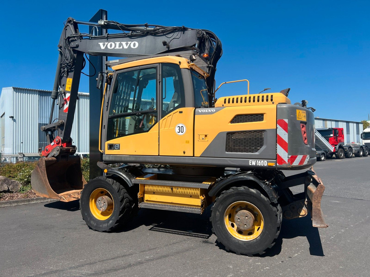 Volvo EW160D / 2014 / 1xTieflöffel / Forstschutzgitter - Bager na kolesih: slika 3 Volvo EW160D / 2014 / 1xTieflöffel / Forstschutzgitter - Bager na kolesih: slika 3