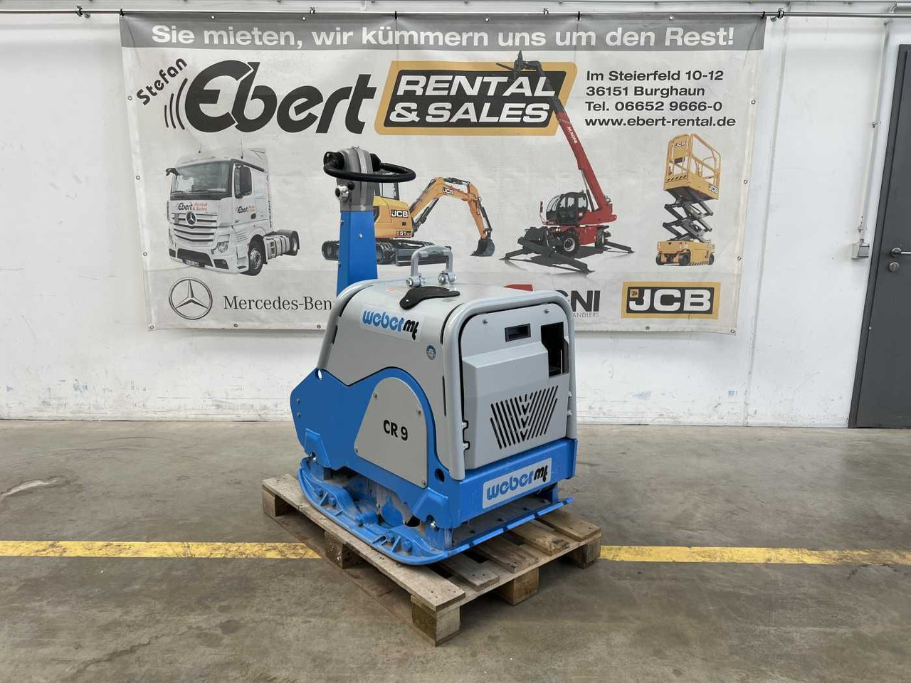 Weber CR 9 Hatz-Diesel / 736kg / E-Start / DEMO - Vibracijska plošča: slika 1 Weber CR 9 Hatz-Diesel / 736kg / E-Start / DEMO - Vibracijska plošča: slika 1