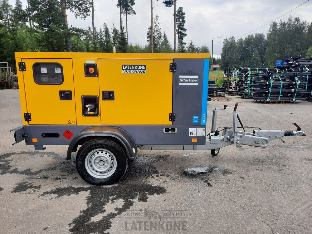 Atlas Copco QES 30 50 Hz Generaattori vetovarustuksella ID 4349 - Generator: slika 1 Atlas Copco QES 30 50 Hz Generaattori vetovarustuksella ID 4349 - Generator: slika 1