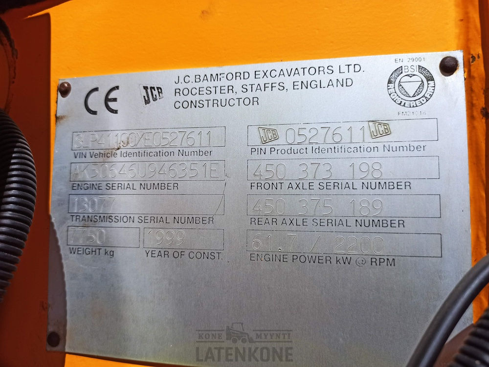 Kolesni nakladalec JCB 411B  HT pyöräkuormaaja: slika 15