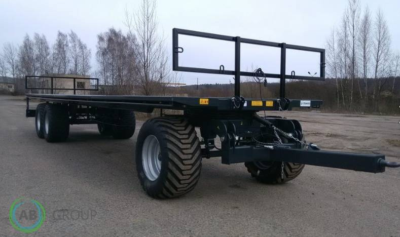 Dinapolis bale trailer RP-10500, 14 t - Kmetijski prikolica s ploščadjo: slika 1 Dinapolis bale trailer RP-10500, 14 t - Kmetijski prikolica s ploščadjo: slika 1