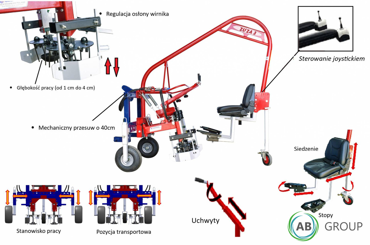 Jagoda single-row weed weeder ZUZA 3 - Oprema za obdelavo tal: slika 4 Jagoda single-row weed weeder ZUZA 3 - Oprema za obdelavo tal: slika 4