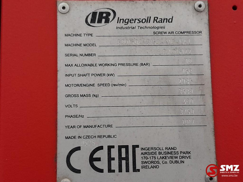 Zračni kompresor Ingersoll-Rand Occ Compressoren mobiel Ingersoll Rand S90150A: slika 19