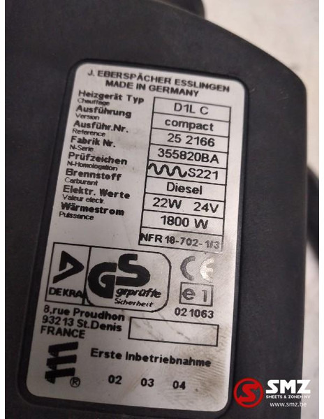 Scania Occ standverwarming D1LC - Ogrevanje/ Prezračevanje za Tovornjak: slika 3 Scania Occ standverwarming D1LC - Ogrevanje/ Prezračevanje za Tovornjak: slika 3