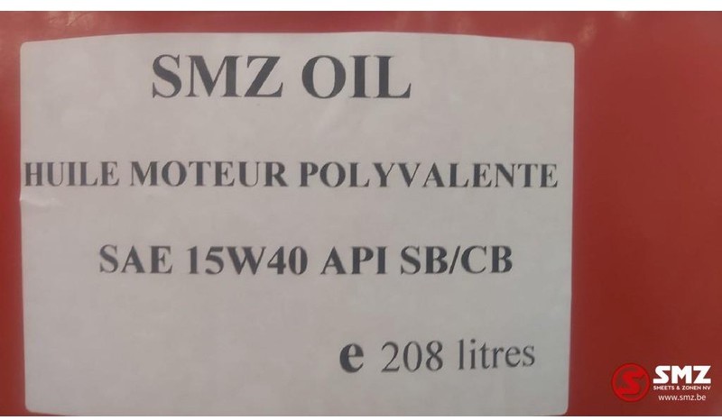 Smz Smz motor olie 15w40 208l - Motorno olje in izdelki za nego avtomobilov: slika 3 Smz Smz motor olie 15w40 208l - Motorno olje in izdelki za nego avtomobilov: slika 3