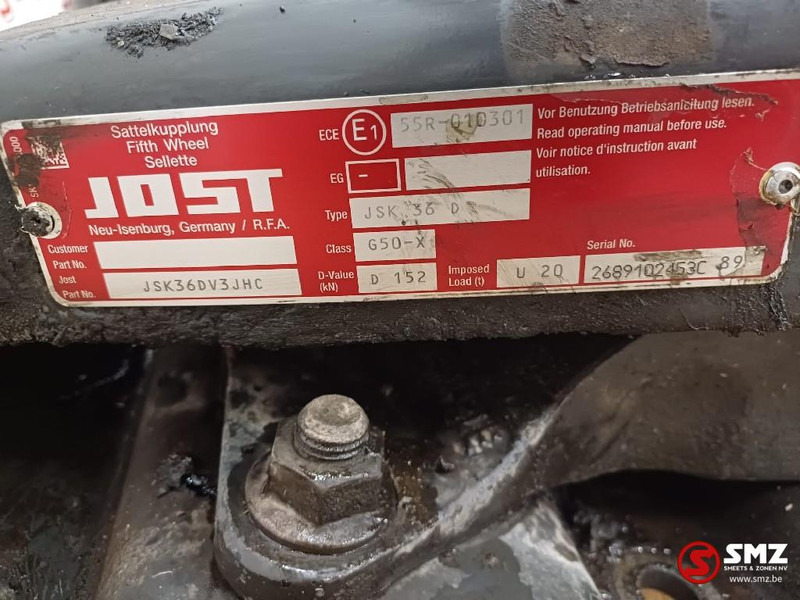 Spojni element za priklopnik za Tovornjak jost Occ koppelschotel + montageplaat JSK36D JOST: slika 6