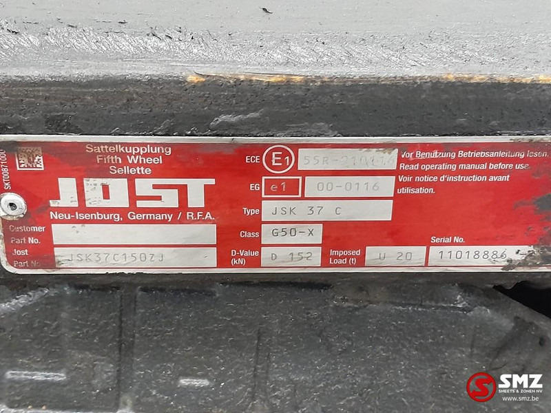 Jost Occ koppelschotel + montageplaat JSK37C JOST - Spojni element za priklopnik za Tovornjak: slika 5 Jost Occ koppelschotel + montageplaat JSK37C JOST - Spojni element za priklopnik za Tovornjak: slika 5