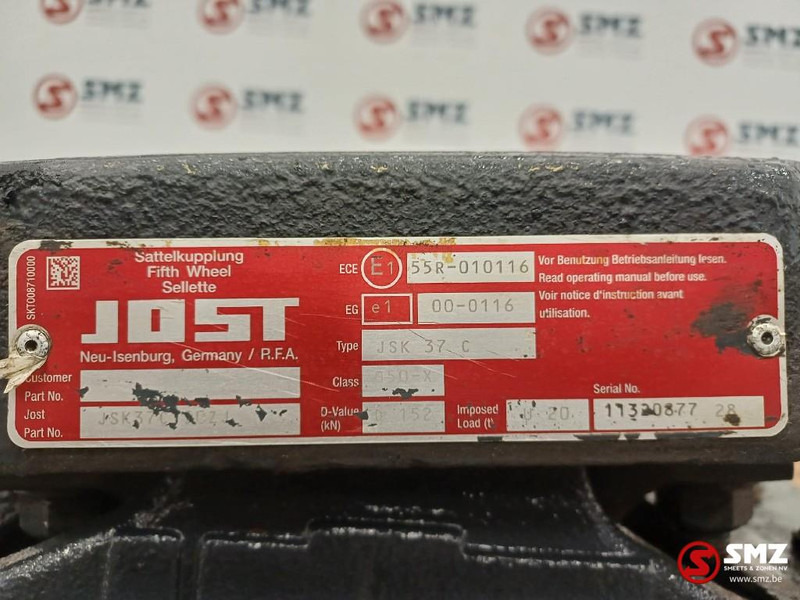Jost Occ koppelschotel + montageplaat JSK37C Jost - Spojni element za priklopnik za Tovornjak: slika 5 Jost Occ koppelschotel + montageplaat JSK37C Jost - Spojni element za priklopnik za Tovornjak: slika 5
