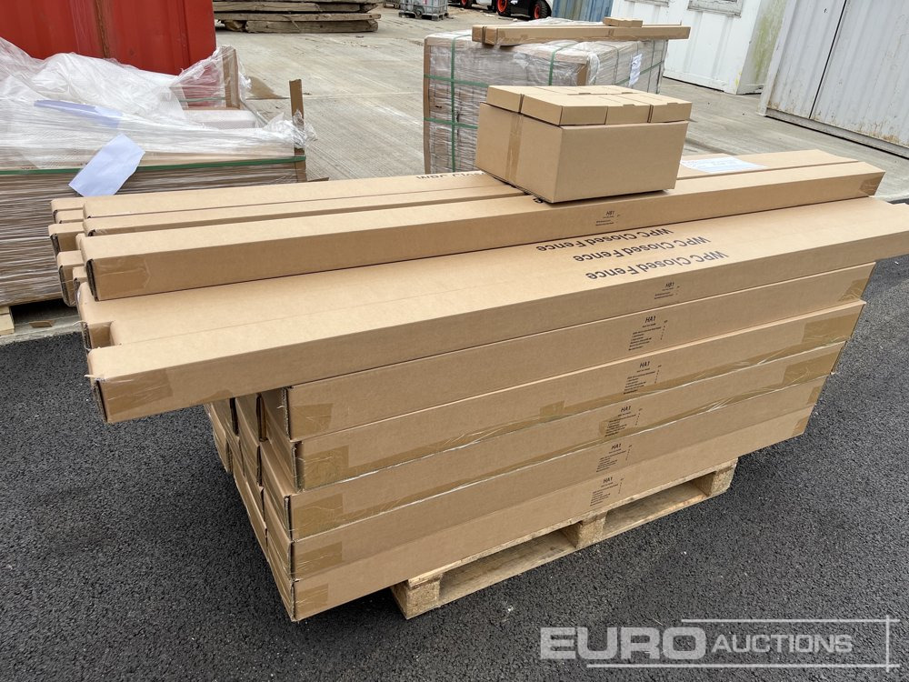 Gradbena oprema 1.8m Wide Anthracite Grey Composite Fence Panels (25 of), 2.45m Black Aluminium Posts (26 of), Complete With Assembly Kit: slika 8
