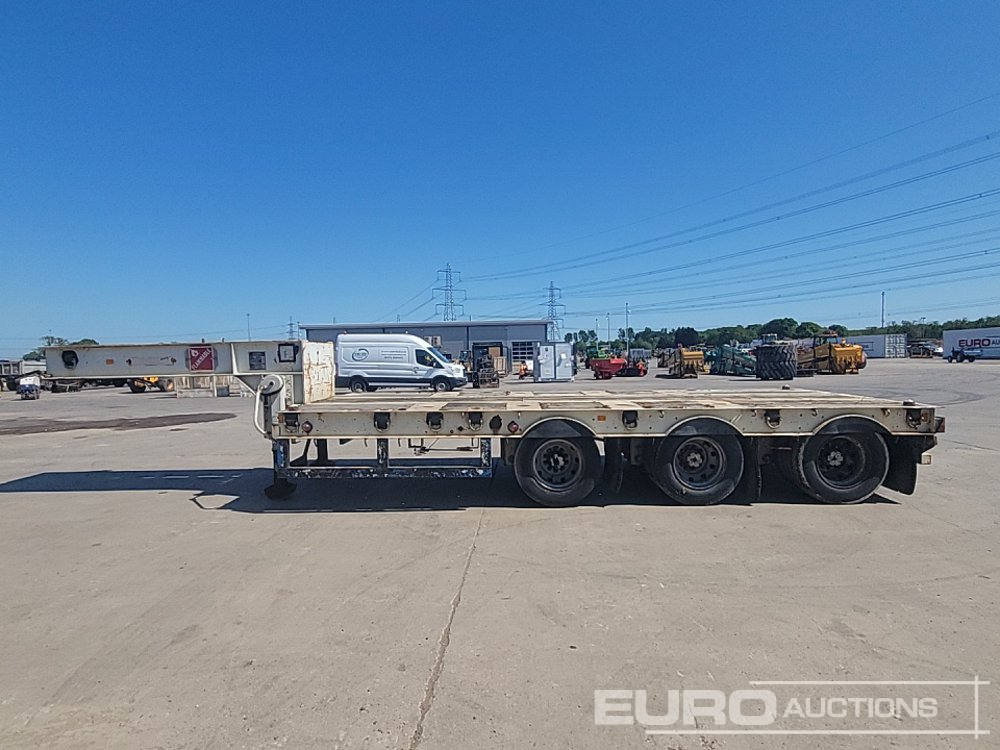 1988 King Tri Axle Flatbed Trailer, Twist Locks - Polprikolica s kesonom: slika 2 1988 King Tri Axle Flatbed Trailer, Twist Locks - Polprikolica s kesonom: slika 2