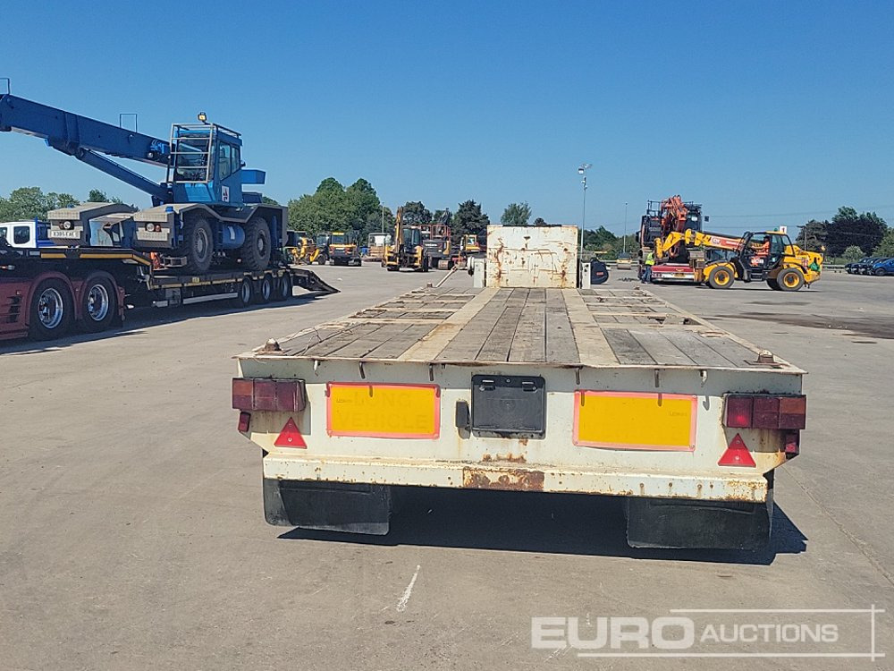 1988 King Tri Axle Flatbed Trailer, Twist Locks - Polprikolica s kesonom: slika 4 1988 King Tri Axle Flatbed Trailer, Twist Locks - Polprikolica s kesonom: slika 4