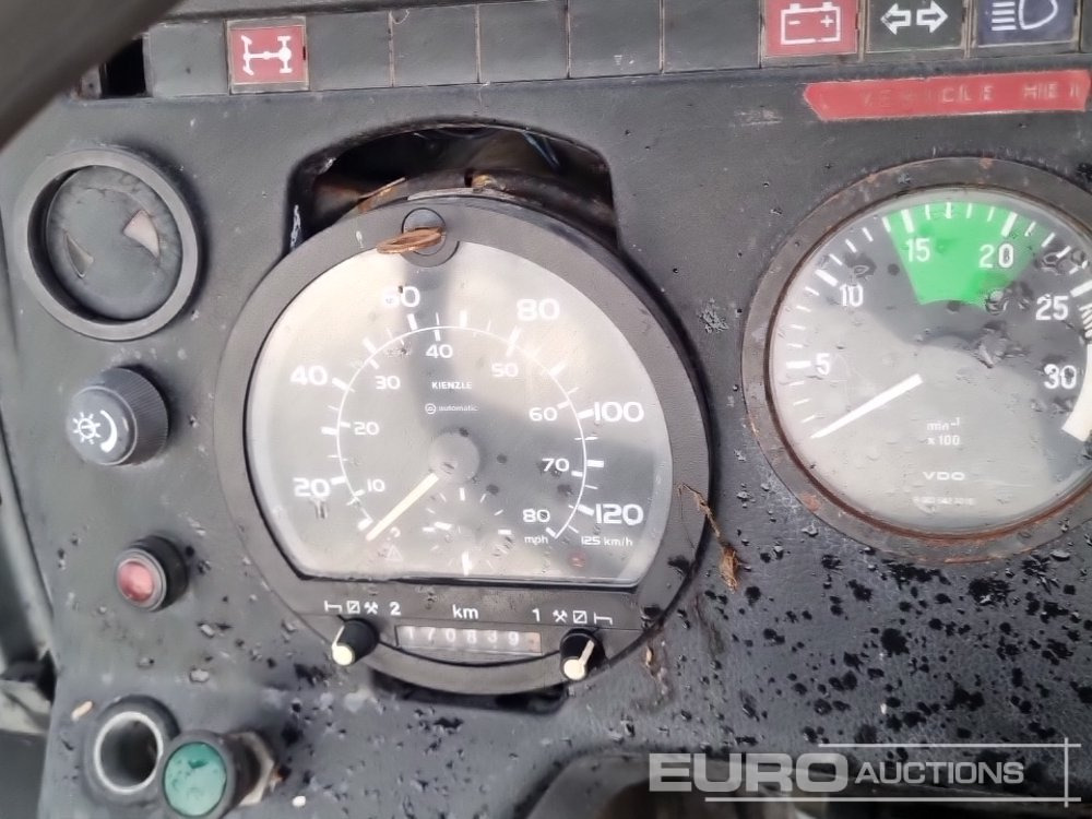 Tovornjak-šasija 1989 Mercedes 1617: slika 27