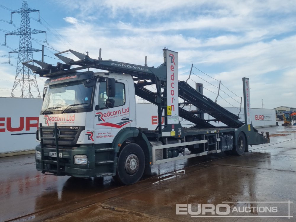 2007 Mercedes Axor - Tovornjak avtotransporter: slika 1 2007 Mercedes Axor - Tovornjak avtotransporter: slika 1