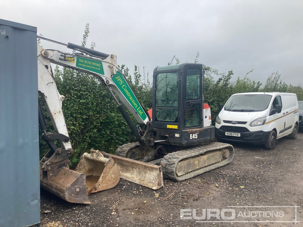 2011 Bobcat E45 - Mini bager: slika 1 2011 Bobcat E45 - Mini bager: slika 1