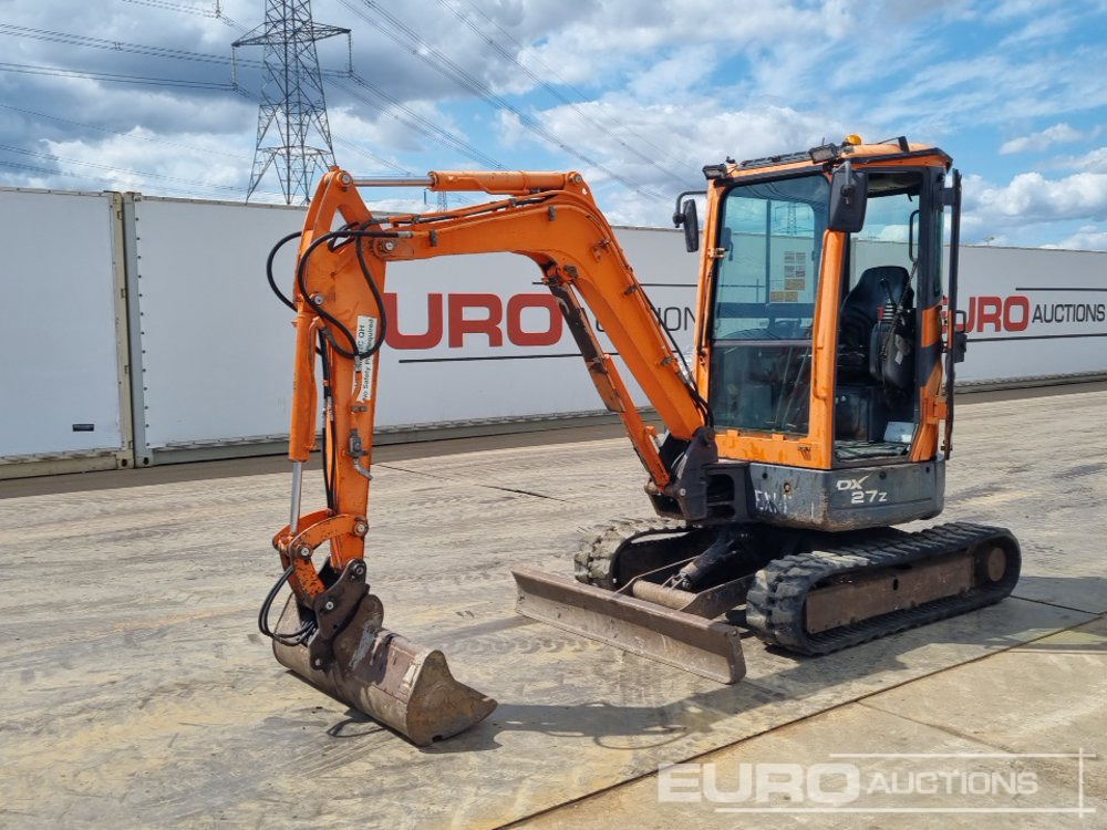 2011 Doosan DX27Z - Mini bager: slika 1 2011 Doosan DX27Z - Mini bager: slika 1