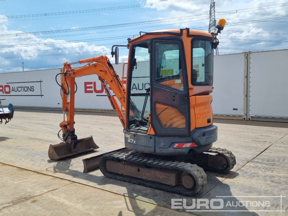 2011 Doosan DX27Z - Mini bager: slika 3 2011 Doosan DX27Z - Mini bager: slika 3