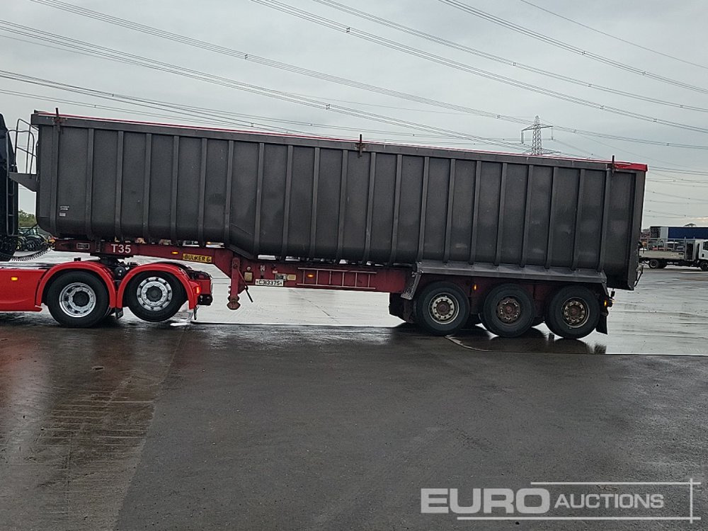 2011 Wilcox Tri Axle Bulk Tipping Trailer, Front Lift Axle, Easy Sheet (Plating Certificate Available) - Kiper polprikolica: slika 2 2011 Wilcox Tri Axle Bulk Tipping Trailer, Front Lift Axle, Easy Sheet (Plating Certificate Available) - Kiper polprikolica: slika 2