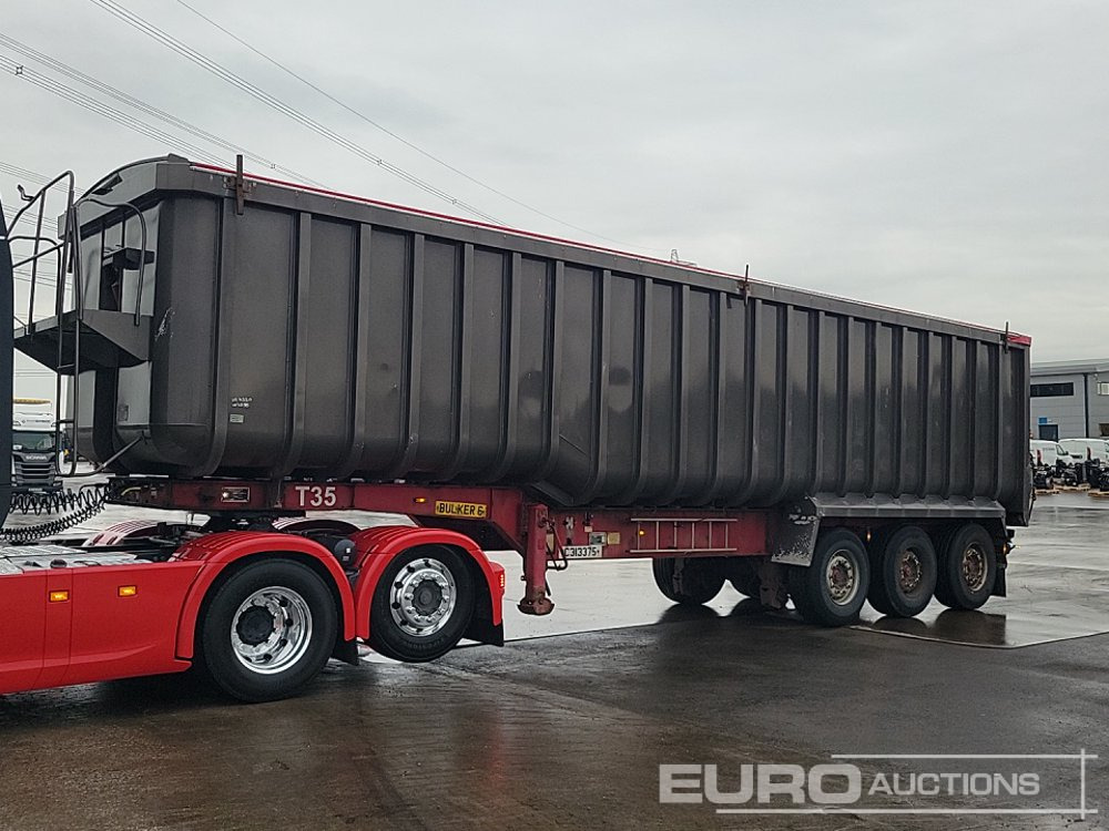 2011 Wilcox Tri Axle Bulk Tipping Trailer, Front Lift Axle, Easy Sheet - Kiper polprikolica: slika 1 2011 Wilcox Tri Axle Bulk Tipping Trailer, Front Lift Axle, Easy Sheet - Kiper polprikolica: slika 1