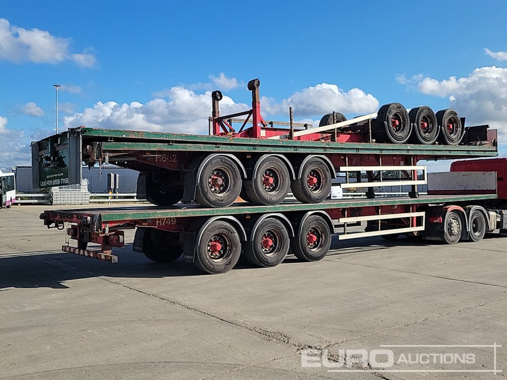 2012 SDC Tri Axle Flatbed Trailer (3 of) - Polprikolica s kesonom: slika 5 2012 SDC Tri Axle Flatbed Trailer (3 of) - Polprikolica s kesonom: slika 5