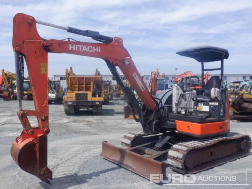 2013 Hitachi ZX40U-5A Rubber Block Pads, Blade, Offset, Bucket - Mini bager: slika 1 2013 Hitachi ZX40U-5A Rubber Block Pads, Blade, Offset, Bucket - Mini bager: slika 1