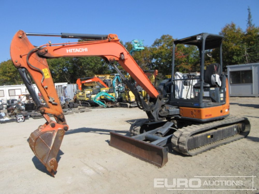 2013 Hitachi ZX40U-5A Rubber Tracks, Blade, Piped, Offset, Canopy - Mini bager: slika 1 2013 Hitachi ZX40U-5A Rubber Tracks, Blade, Piped, Offset, Canopy - Mini bager: slika 1