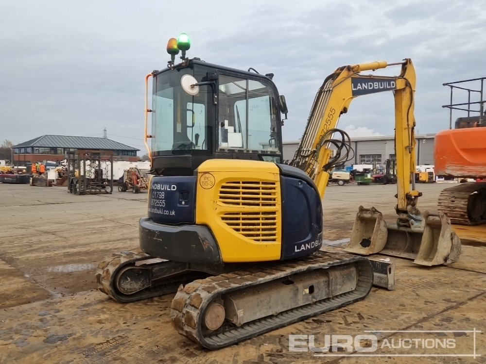 2013 Komatsu PC55MR-3 - Mini bager: slika 5 2013 Komatsu PC55MR-3 - Mini bager: slika 5